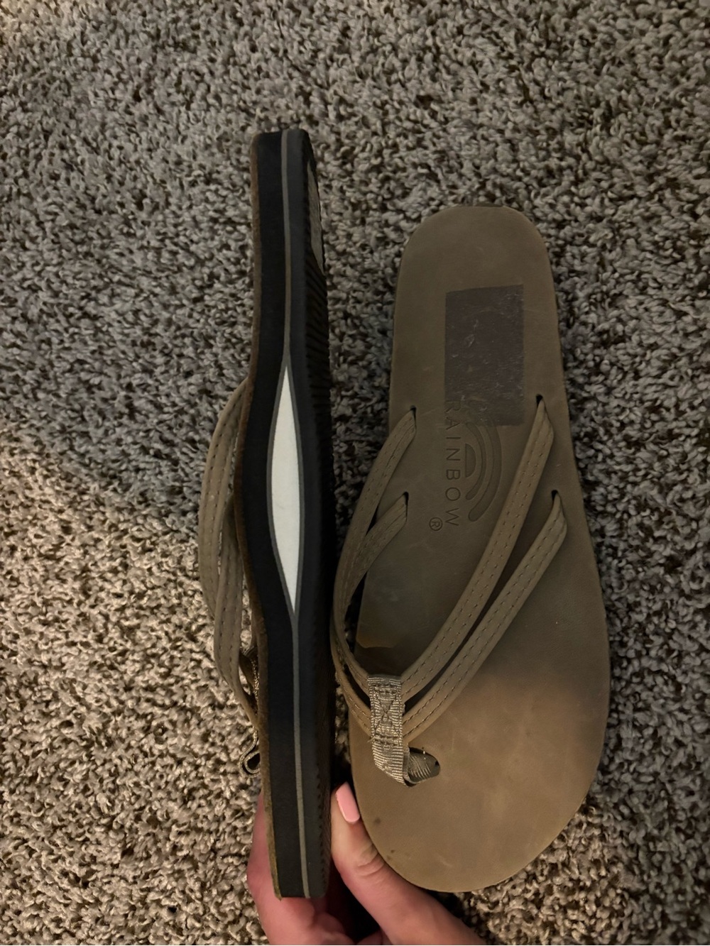 Rainbow Flips Flops - Picture 4 of 4
